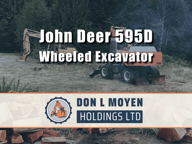 John Deere 595D Wheeled Excavator